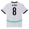 Officiële Voetbalshirt Oostenrijk Alaba 8 Uit EK 2024 - Heren